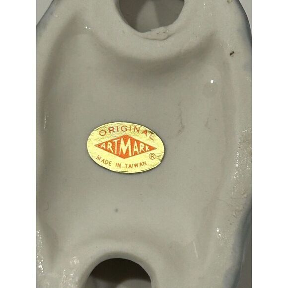 Vintage Artmark Blue Jay Porcelain Ceramic Bird Figurines Set of 2 - Picture 2 of 12